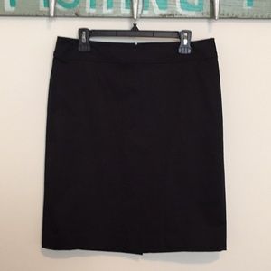 LOFT Black Chino Skirt NWOT